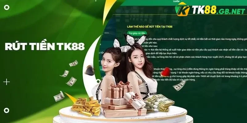 Hướng dẫn cách rút tiền TK88 chi tiết từ A đến Z